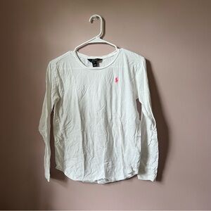Polo Ralph Lauren White Longsleeve Tee